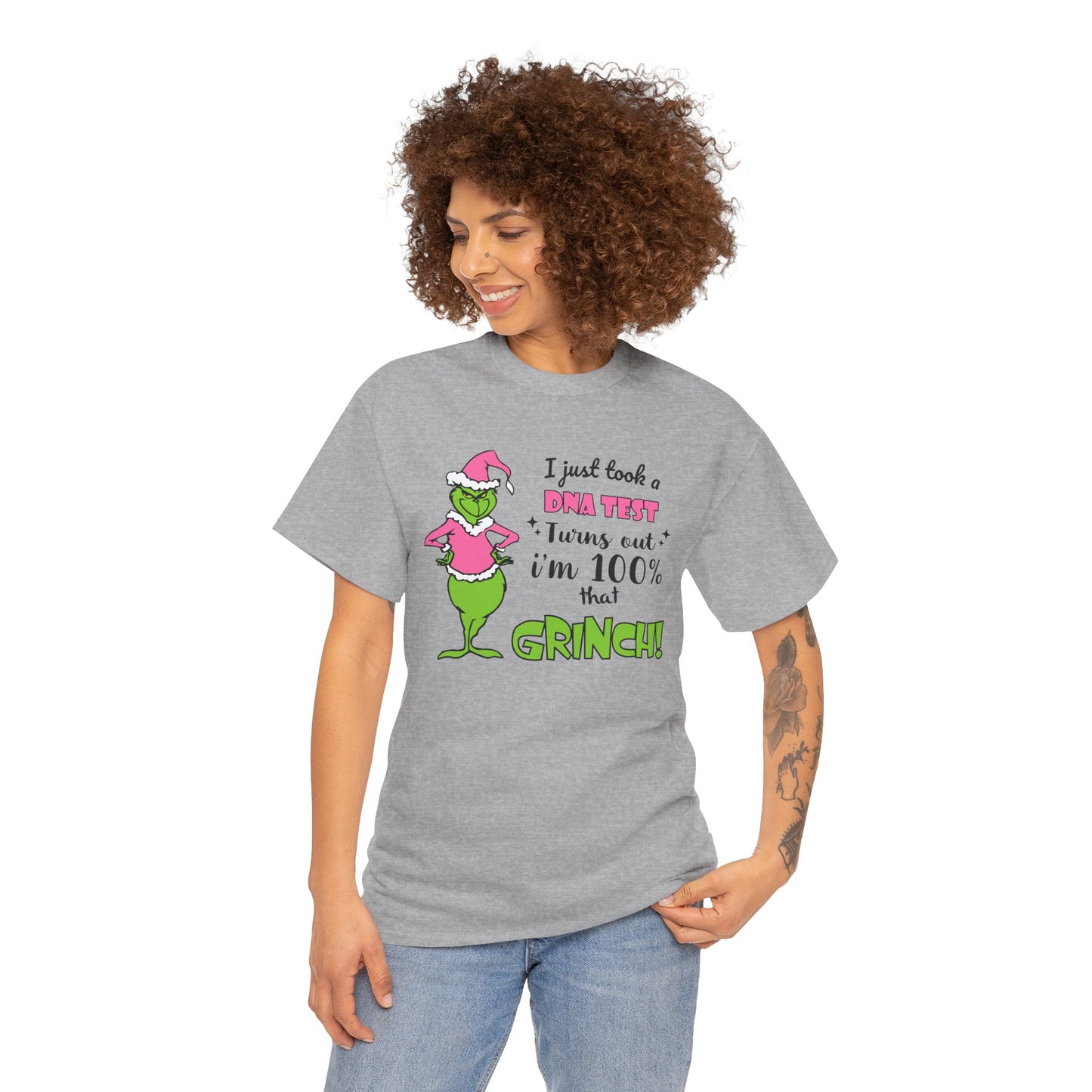 I Just Took A DNA Test Turns Out I'm 100% That Grinch Unisex Heavy Cotton T-Shirt