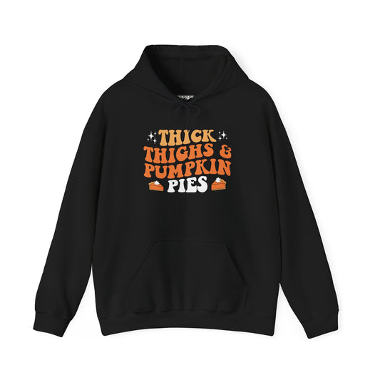Thick Thighs And Pumpkin Pies Women's Heavy Blend Hoodie