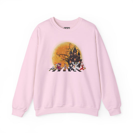 Haunted Crosswalk Unisex Heavy Blend Crewneck Sweatshirt