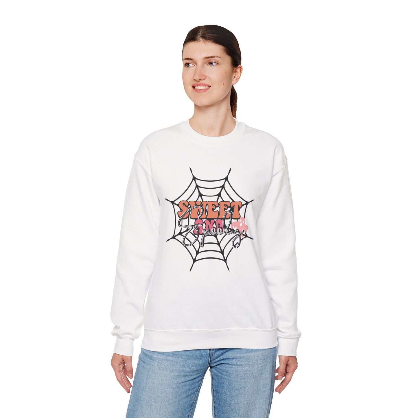 Sweet and Spooky Women's Heavy Blend Crewneck Sweatshirt
