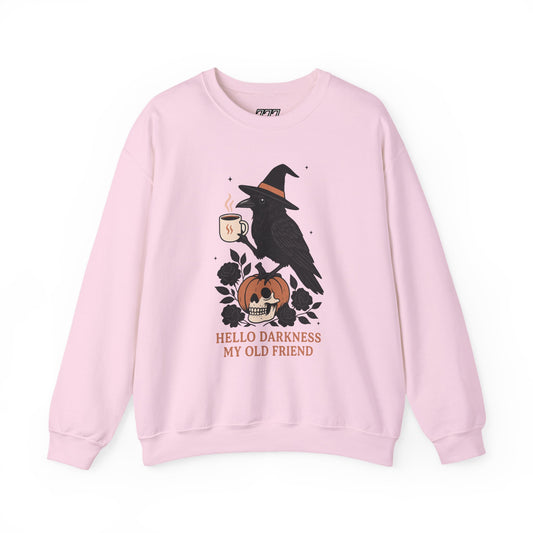 Hello Darkness My Old Friend Unisex Heavy Blend Crewneck Sweatshirt