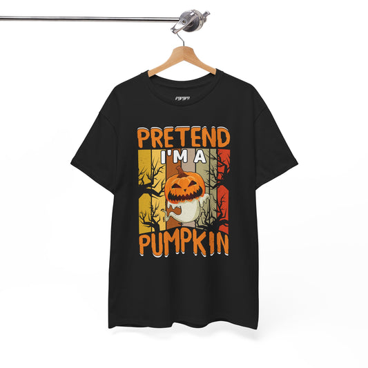 Pretend I'm A Pumpkin Unisex Heavy Cotton T-Shirt