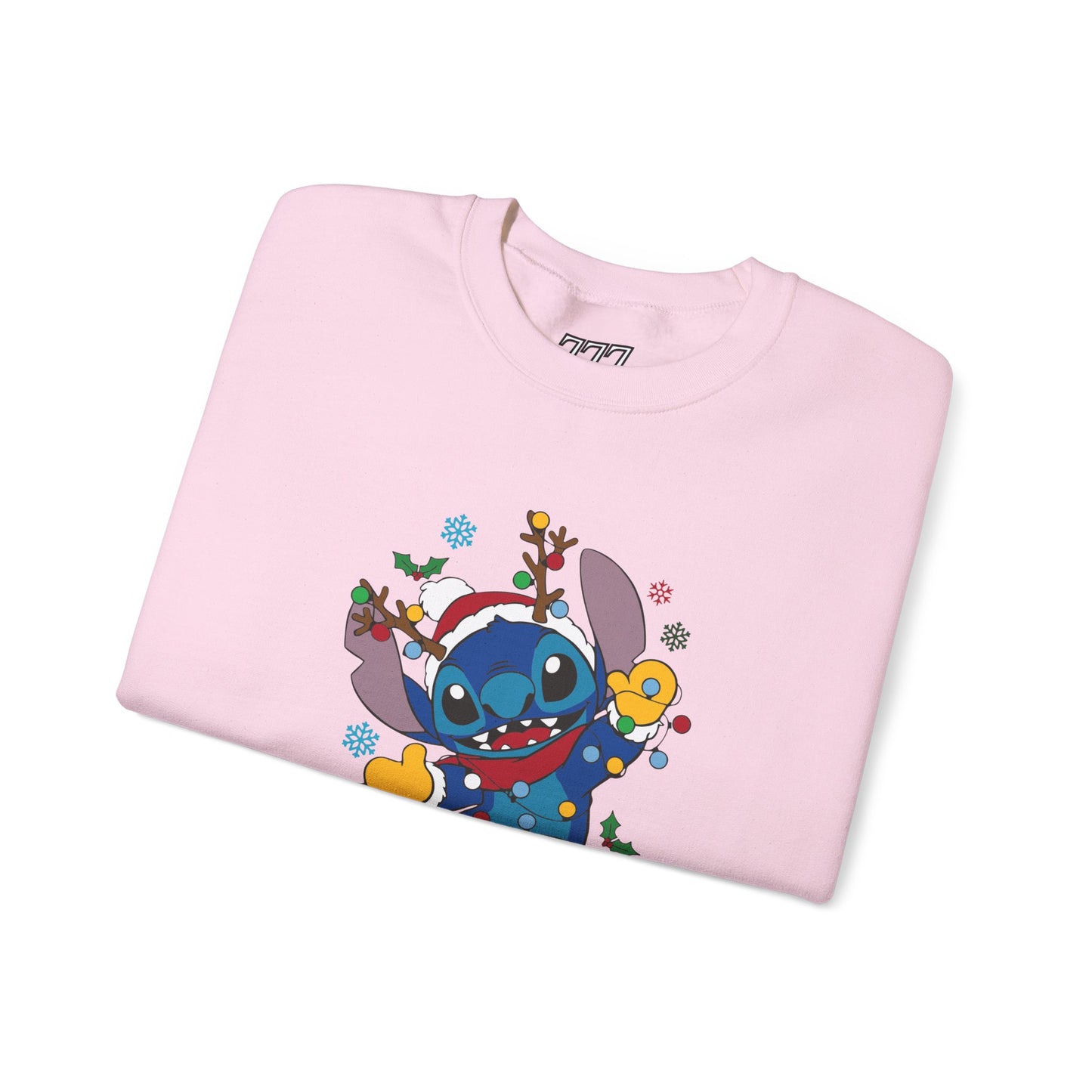 Merry Stitchmas Sweatshirt – Cute Holiday Alien Unisex Heavy Blend Crewneck