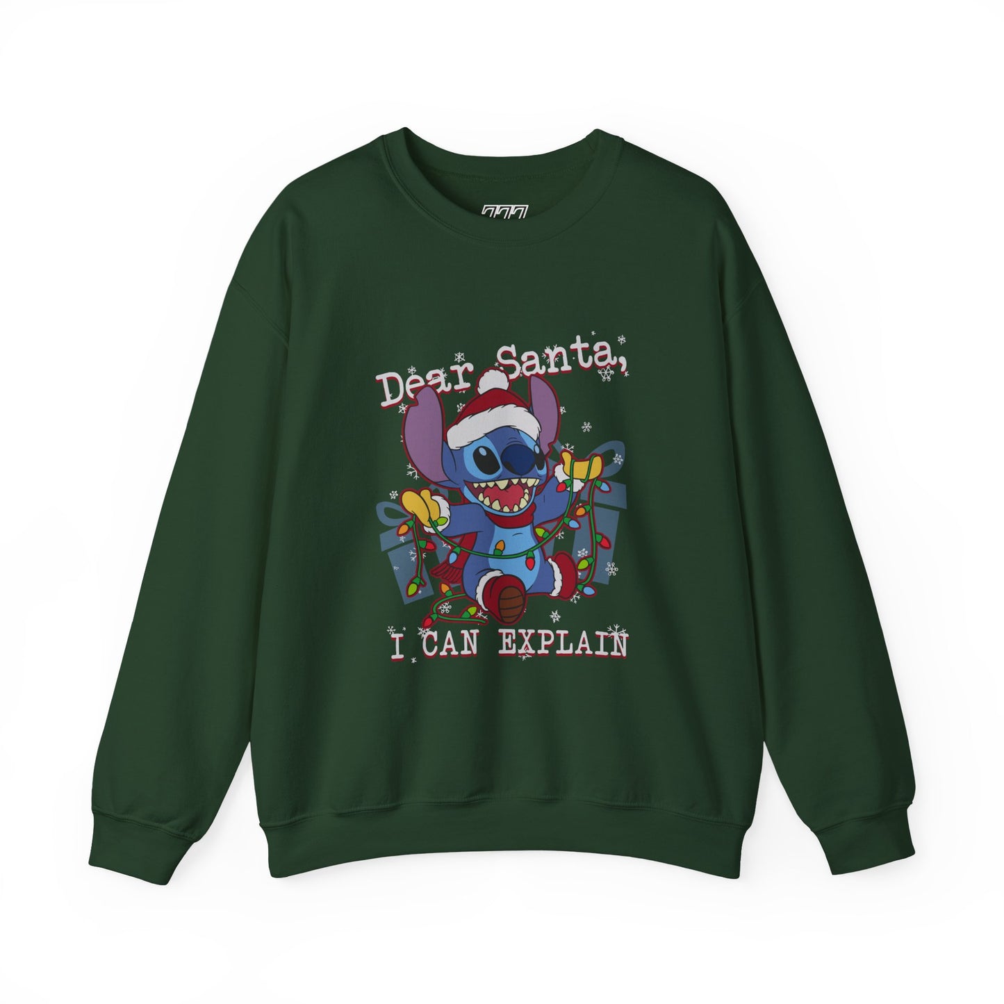 Dear Santa I Can Explain Christmas Sweatshirt – Funny Unisex Heavy Blend Holiday Crewneck