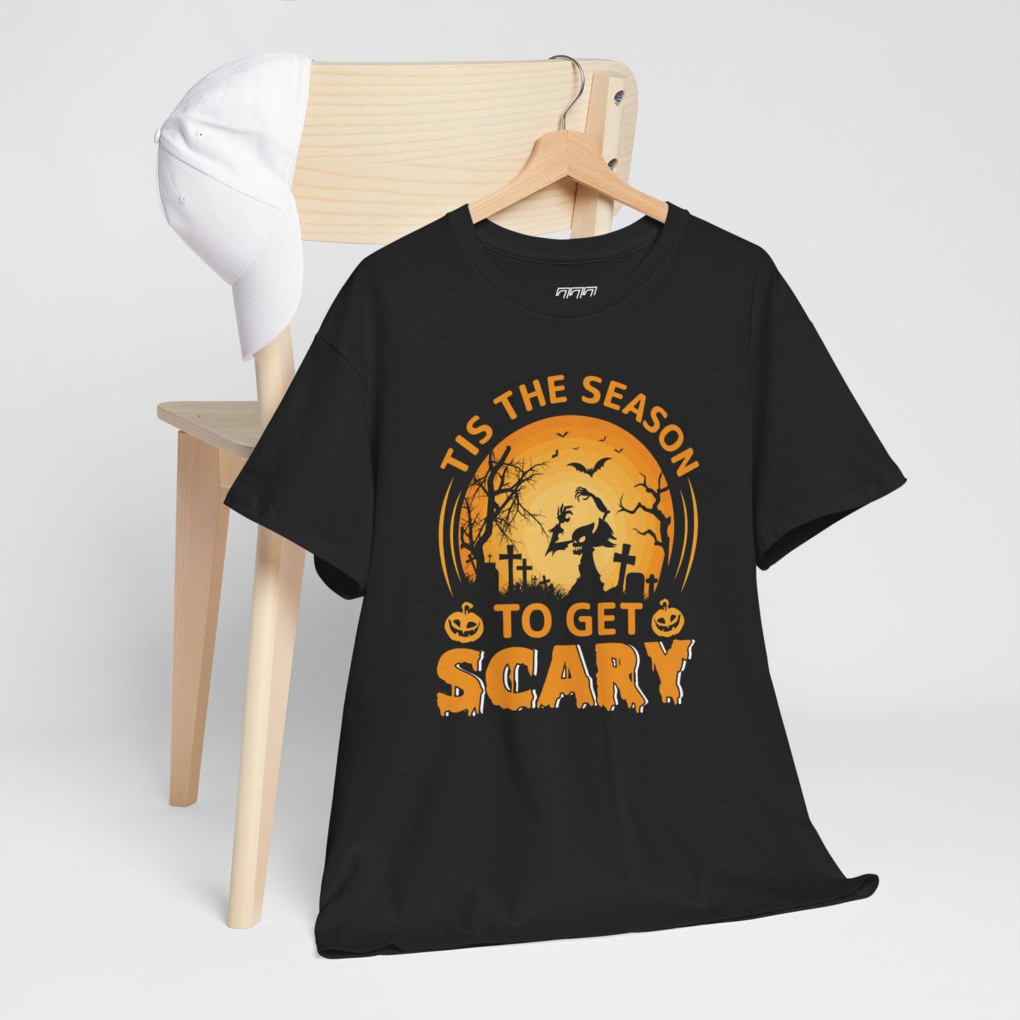 Tis The Season To Get Scary Unisex Heavy Cotton T-Shirt