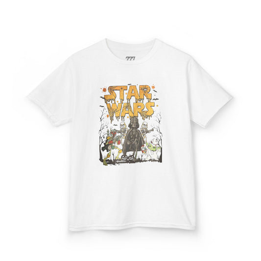 Star Wars Halloween-Themed Kids Heavy Cotton T-Shirt