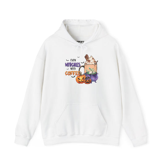 Even Witches Need Coffee Women's Heavy Blend Hoodie