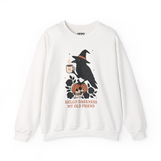 Hello Darkness My Old Friend Unisex Heavy Blend Crewneck Sweatshirt