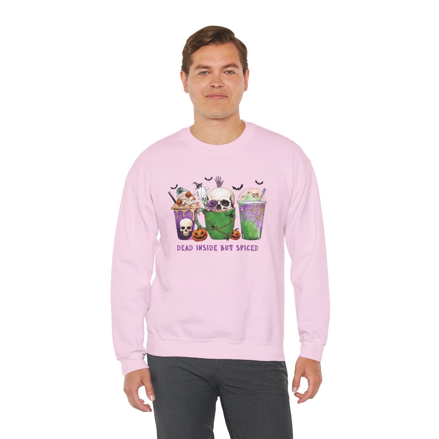 Dead Inside But Spiced II Unisex Heavy Blend Crewneck Sweatshirt