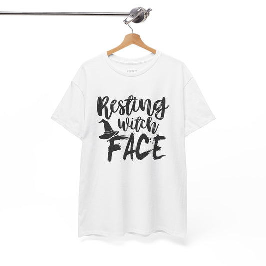 Resting Witch Face Unisex Heavy Cotton T-Shirt