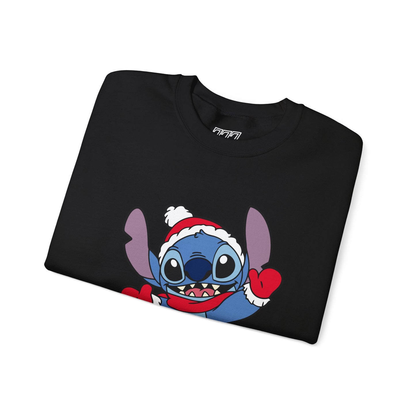 Festive Alien Christmas Crewneck – Cute Blue Alien Holiday Sweatshirt (Unisex)