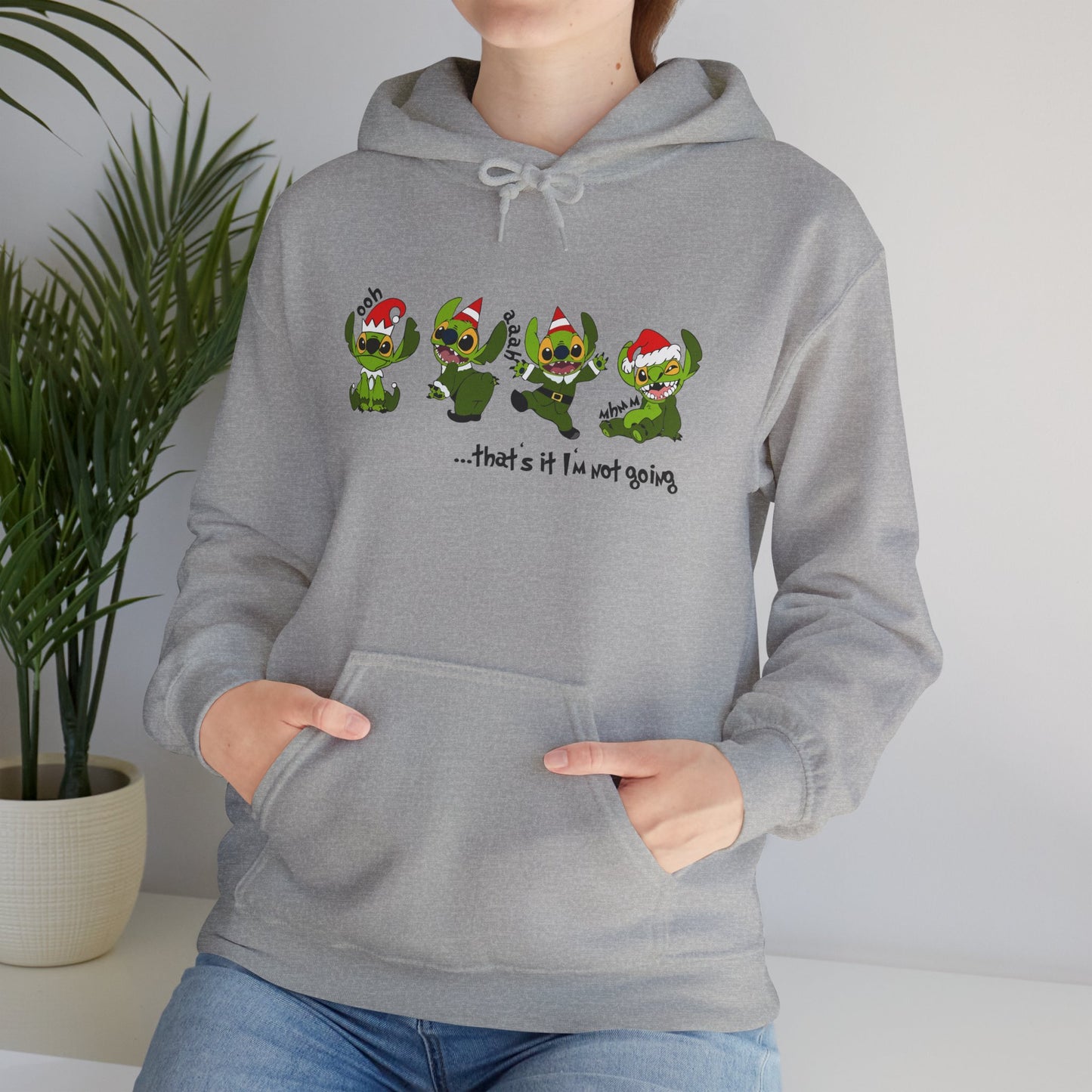 That’s It I’m Not Going Christmas Hoodie II – Funny Unisex Heavy Blend Holiday Sweatshirt