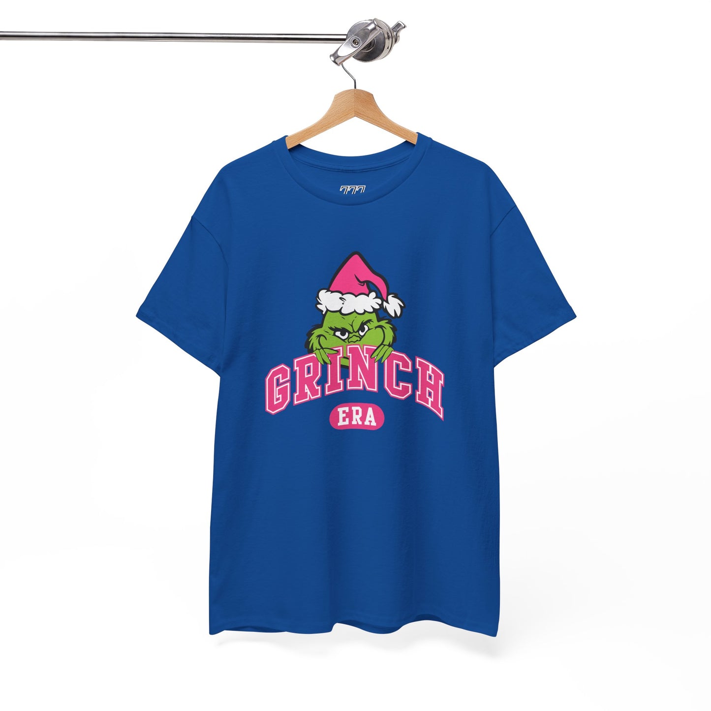 Grinch Era Christmas T-Shirt – Cute Pink Santa Grinch Graphic Tee (Unisex)