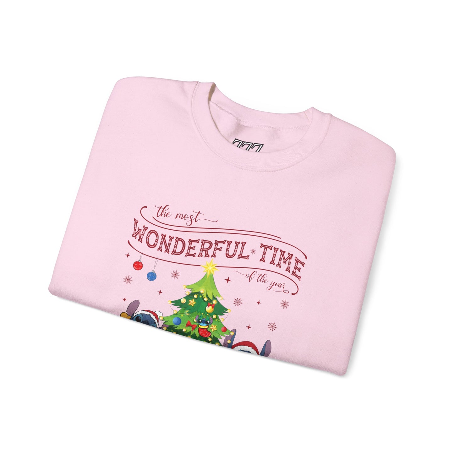 The Most Wonderful Time of the Year Christmas Sweatshirt – Cute Holiday Characters Festive Unisex Heavy Blend Crewneck