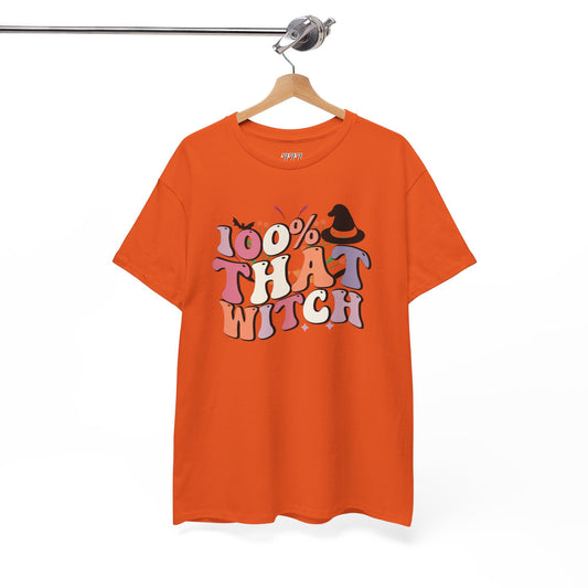 100% That Witch Women's Heavy Cotton T-Shirt