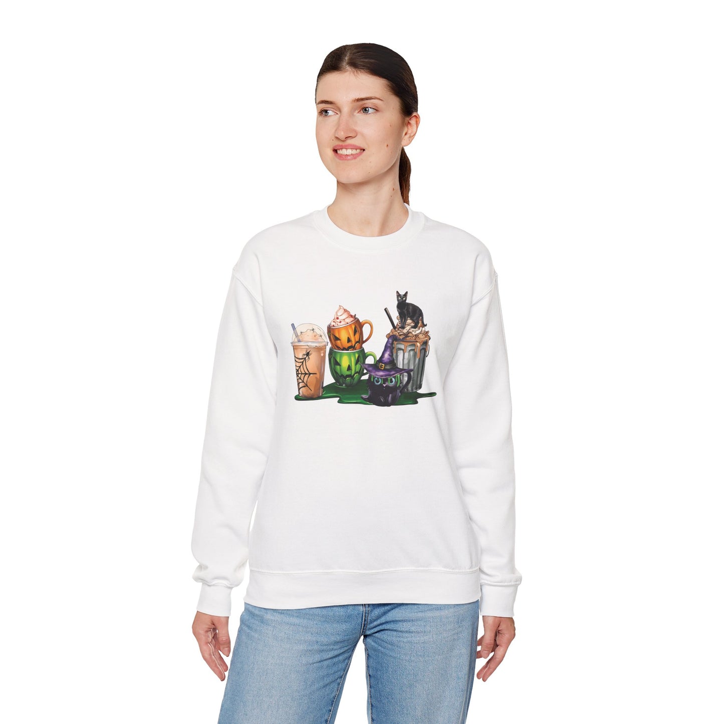 Cauldron Coffee Crew Unisex Heavy Blend Crewneck Sweatshirt