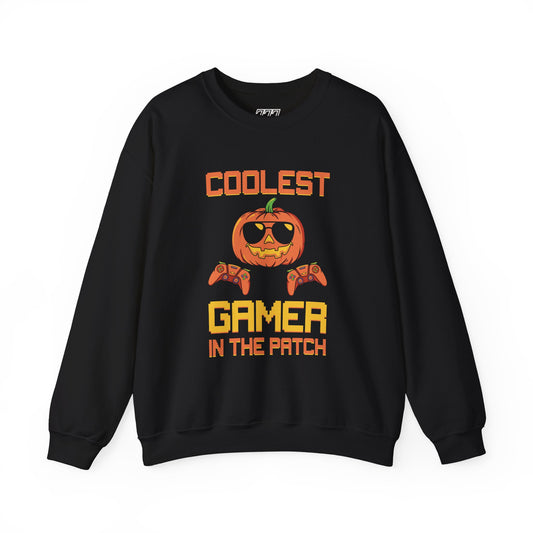 Coolest Gamer In The Patch Unisex Heavy Blend Crewneck Sweatshirt