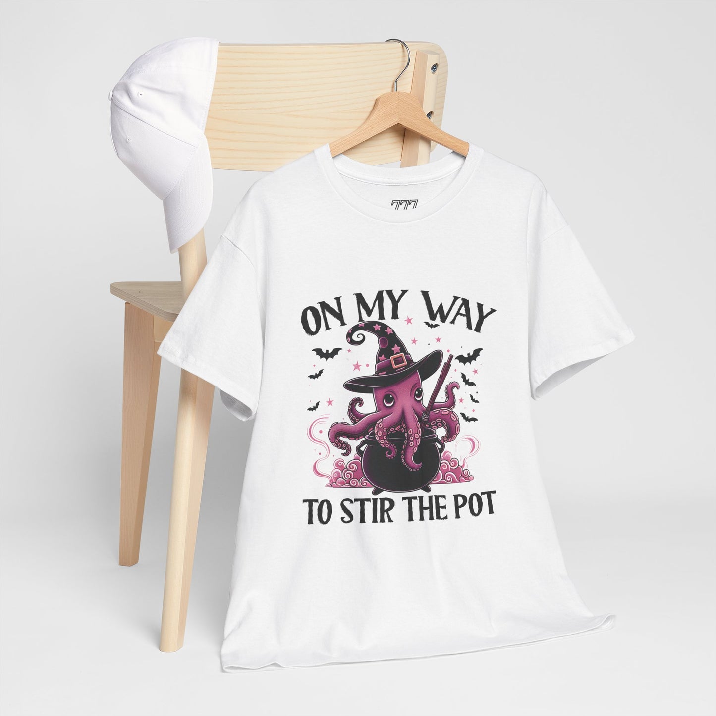 On My Way To Stir The Pot Unisex Heavy Cotton T-Shirt