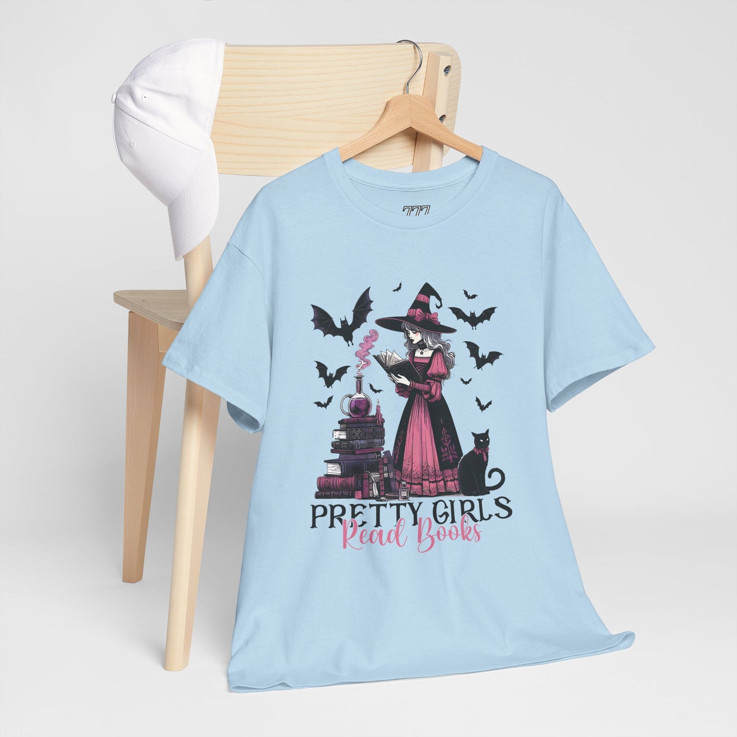 Pretty Girls Read Books Women's Heavy Cotton T-Shirt