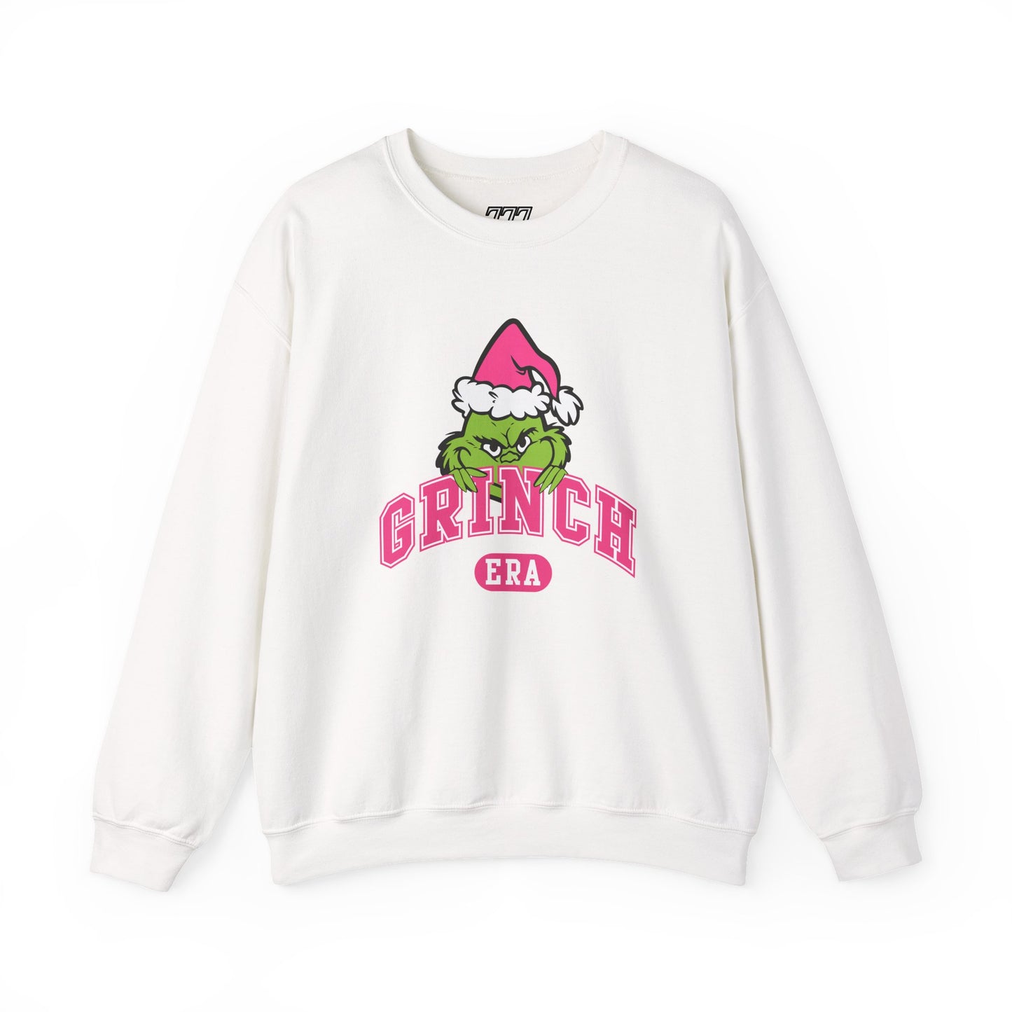 Grinch Era Christmas Crewneck – Cozy Pink Santa Grinch Sweatshirt (Unisex)
