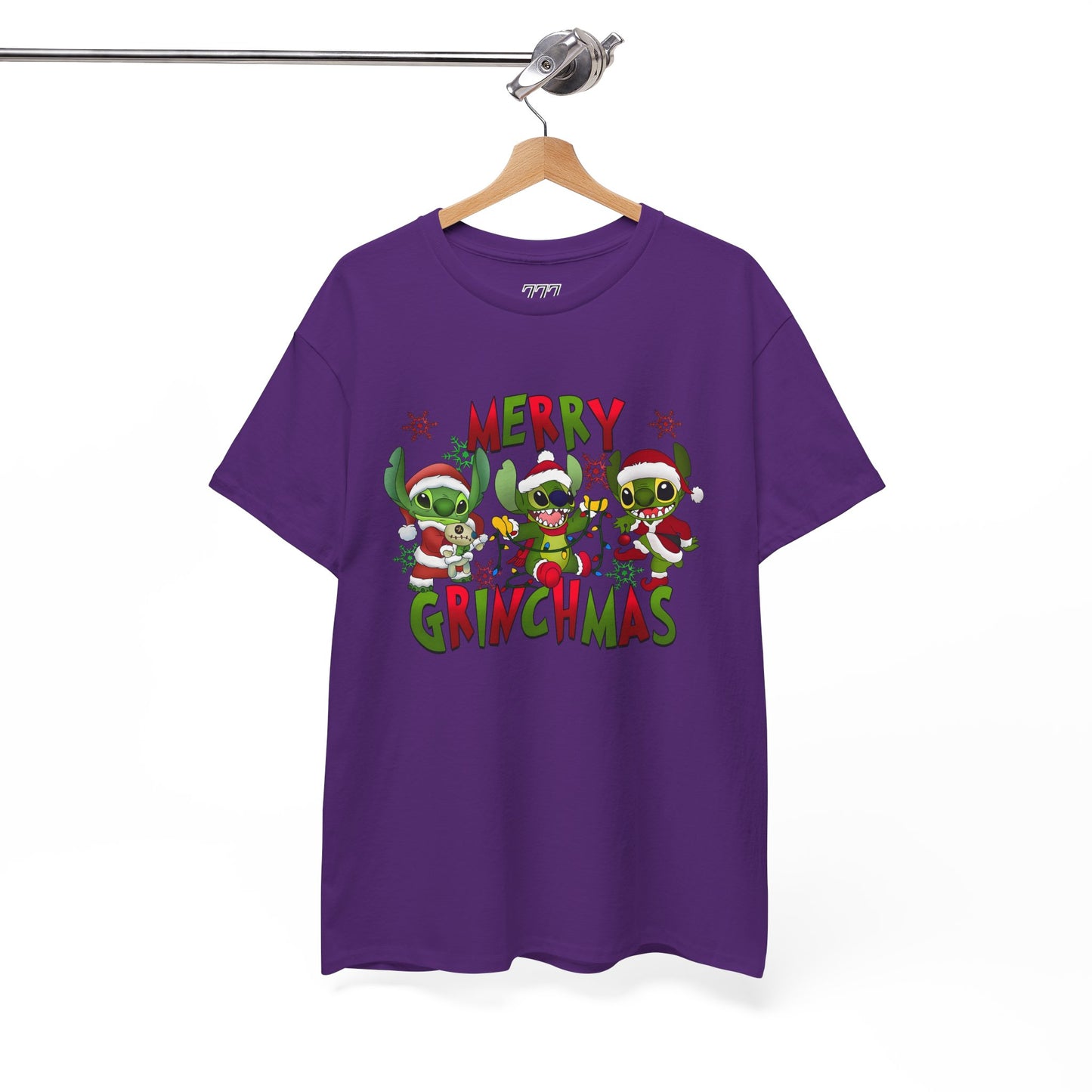 Merry Grinchmas T-Shirt – Funny Christmas Unisex Heavy Cotton Holiday Tee
