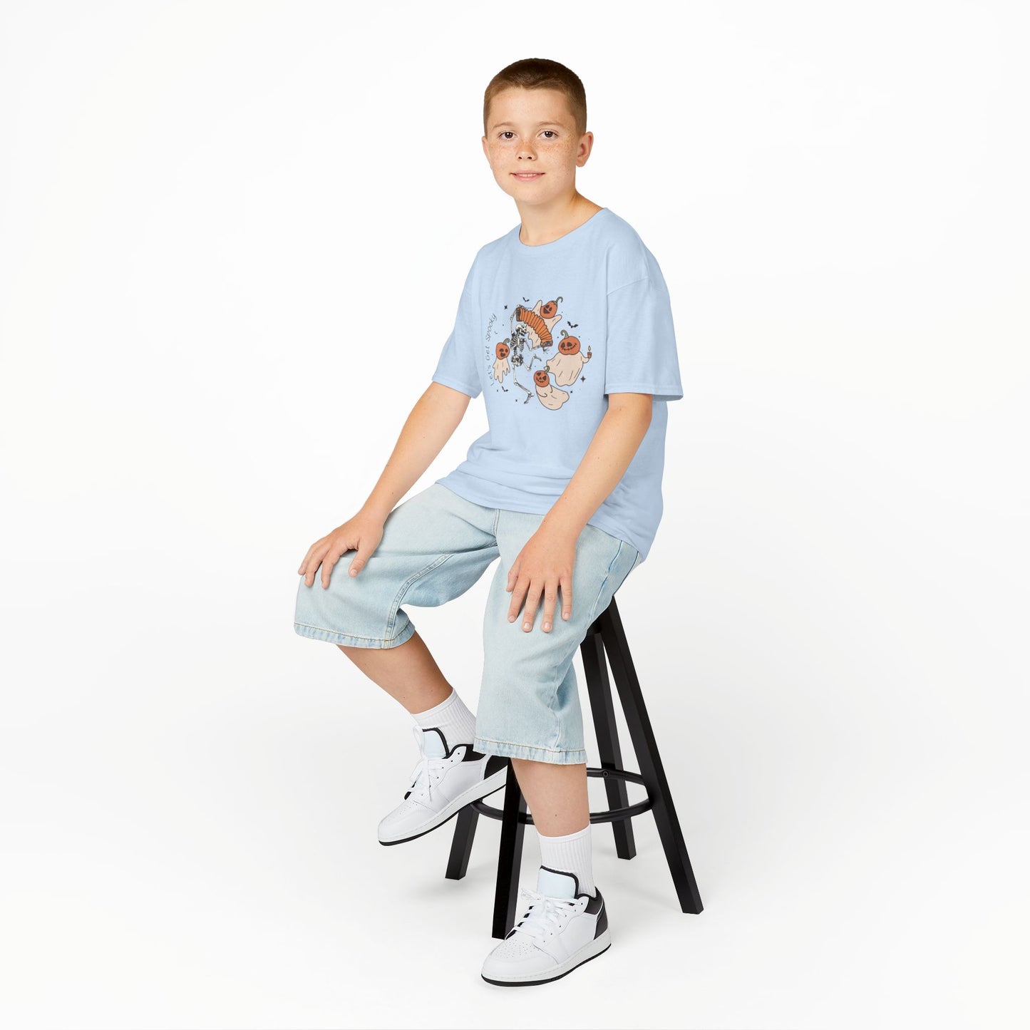 Lets Get Spooky Kids Heavy Cotton T-Shirt
