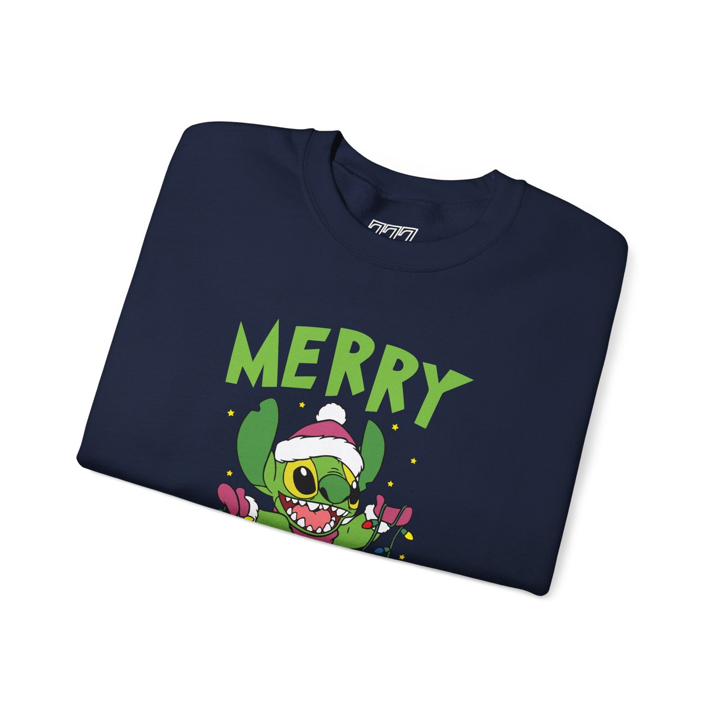 Stinch Merry Christmas Sweatshirt – Funny Holiday Alien Unisex Heavy Blend Crewneck