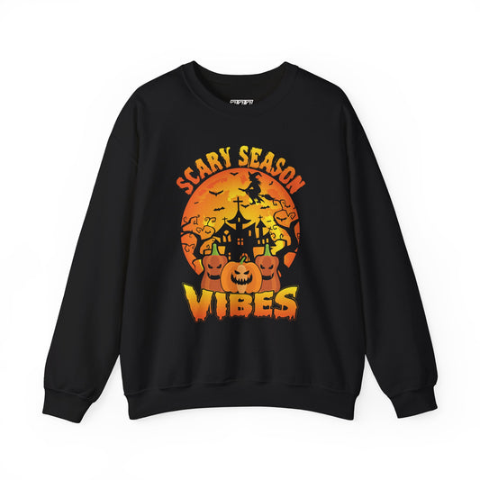 Scary Season Vibes Unisex Heavy Blend Crewneck Sweatshirt