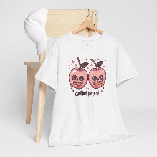Caution Poison Unisex Heavy Cotton T-Shirt
