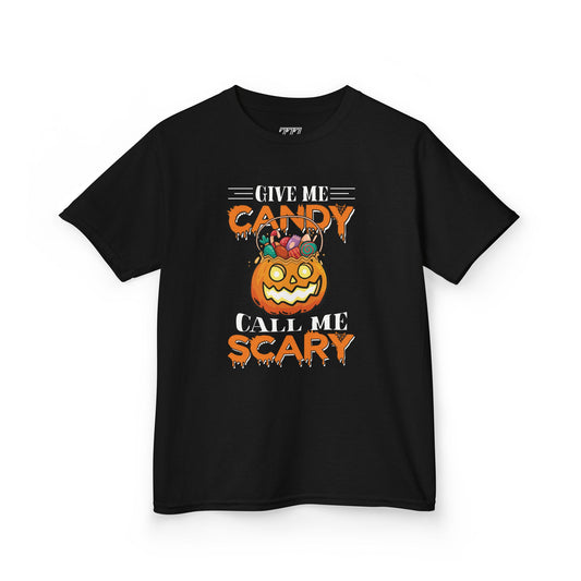 Give Me Candy Call Me Scary Kids Heavy Cotton T-Shirt