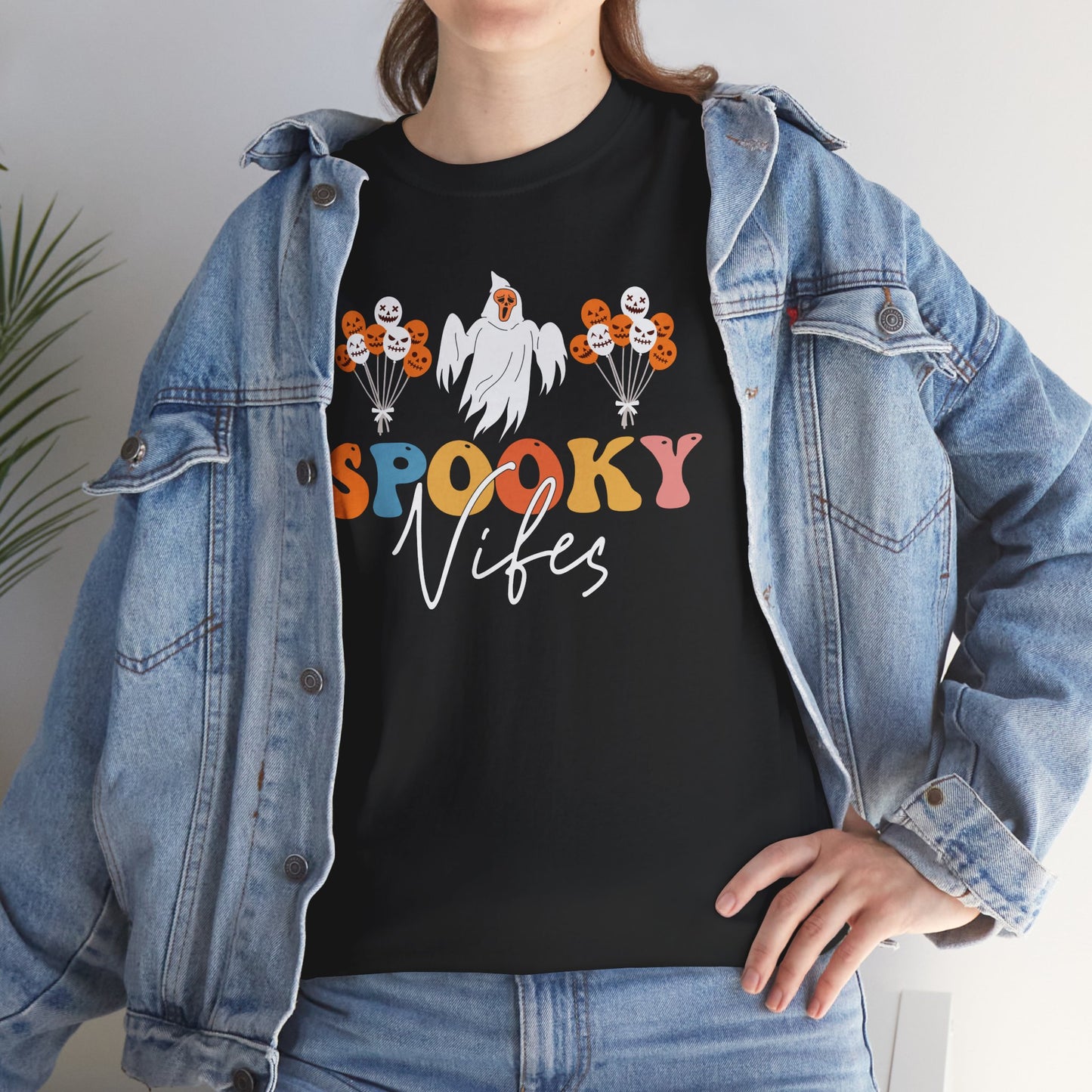 Spooky Vibes II Unisex Heavy Cotton T-Shirt