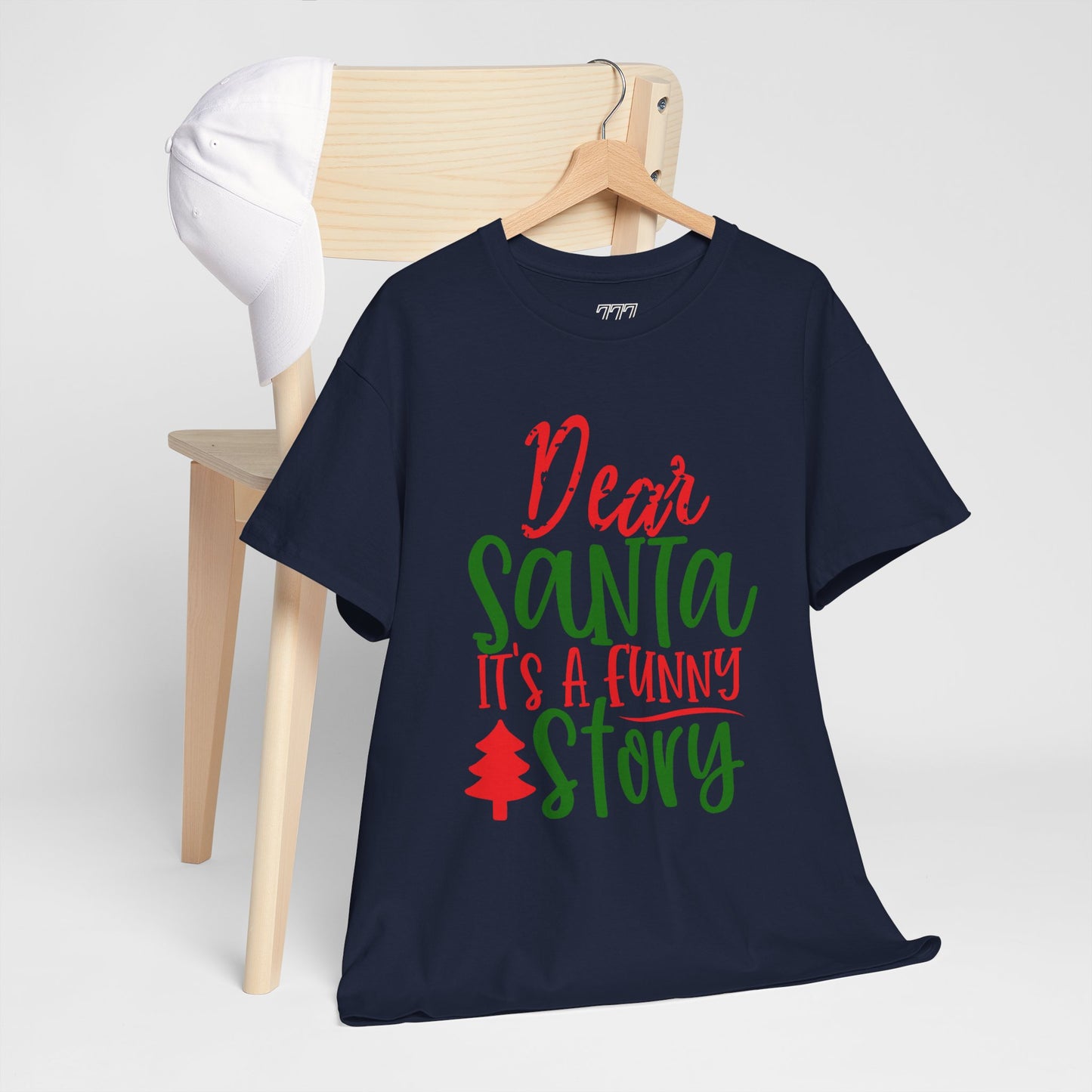 Dear Santa It’s a Long Story Christmas T-Shirt – Funny Holiday Tee (Unisex)