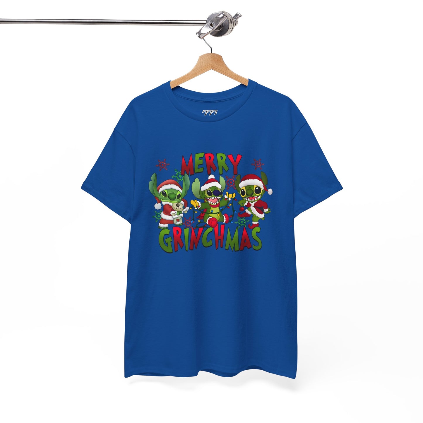 Merry Grinchmas T-Shirt – Funny Christmas Unisex Heavy Cotton Holiday Tee