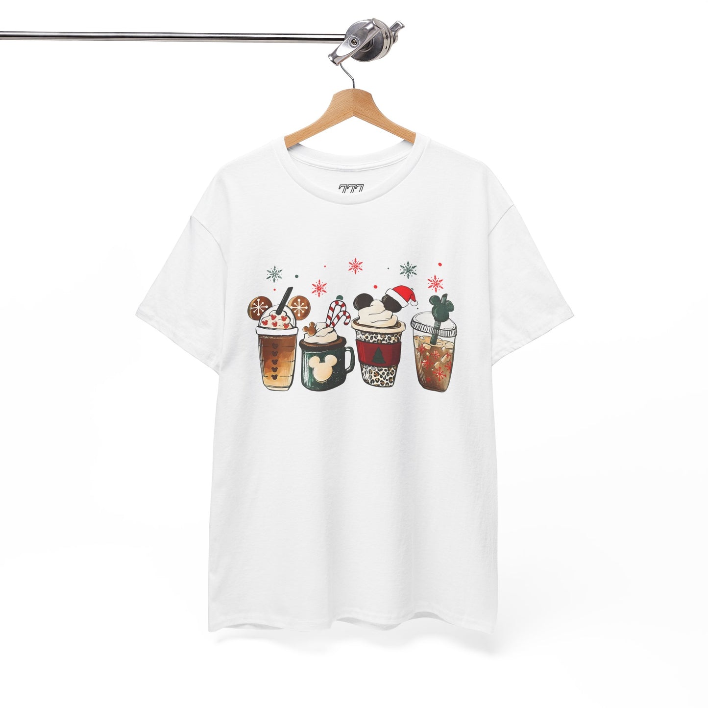 Christmas Coffee Lovers T-Shirt – Cute Holiday Drink Art Tee (Unisex)