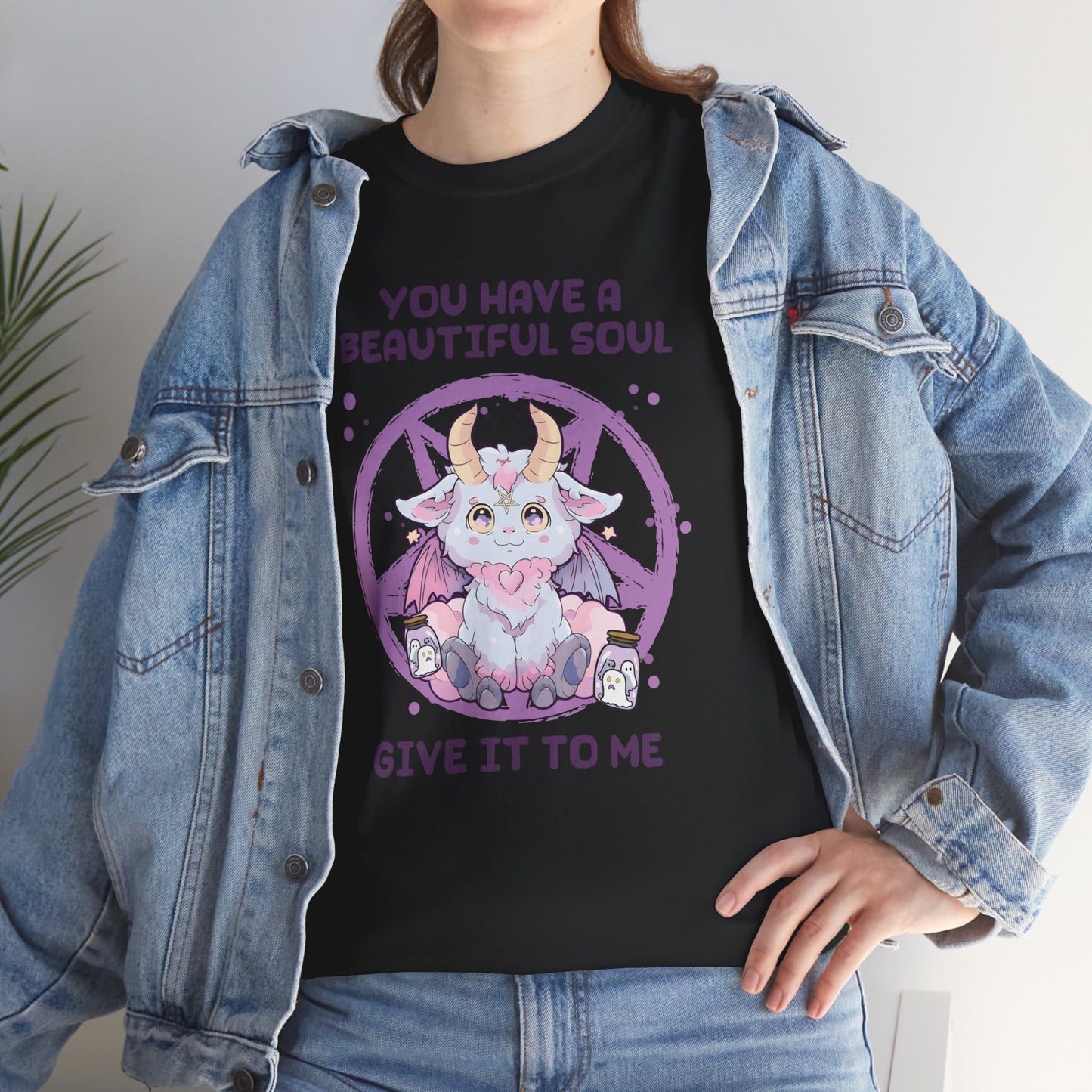 You Have Beautiful Soul, Give It To Me Women's Heavy Cotton T-Shirt