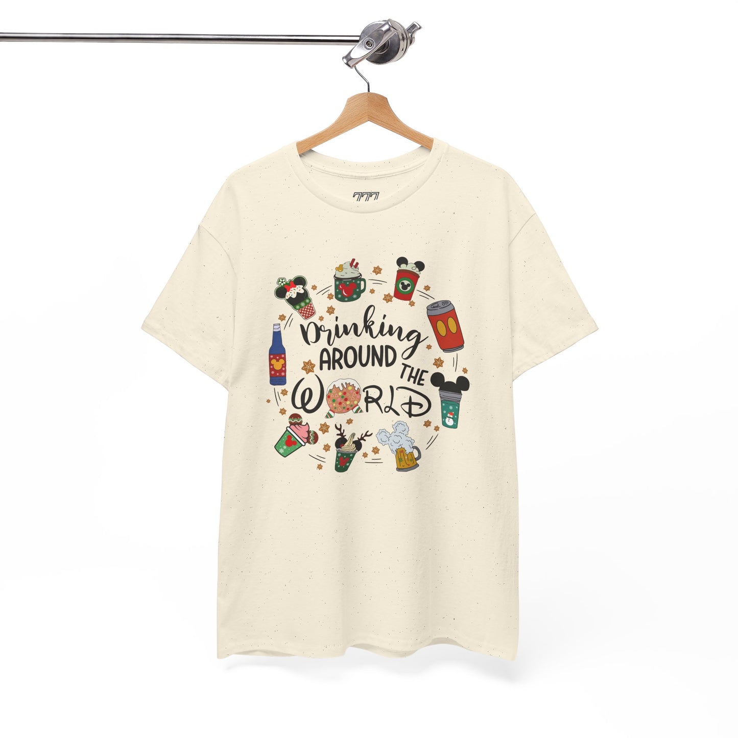 Drinking Around the World T-Shirt – Fun Holiday Travel & Cocktail Tee (Unisex)