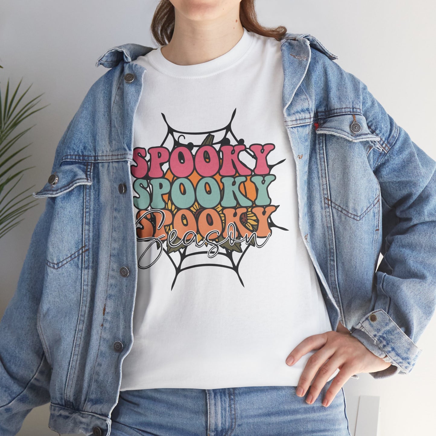 Spooky Spooky Spooky Season Women's Heavy Cotton T-Shirt