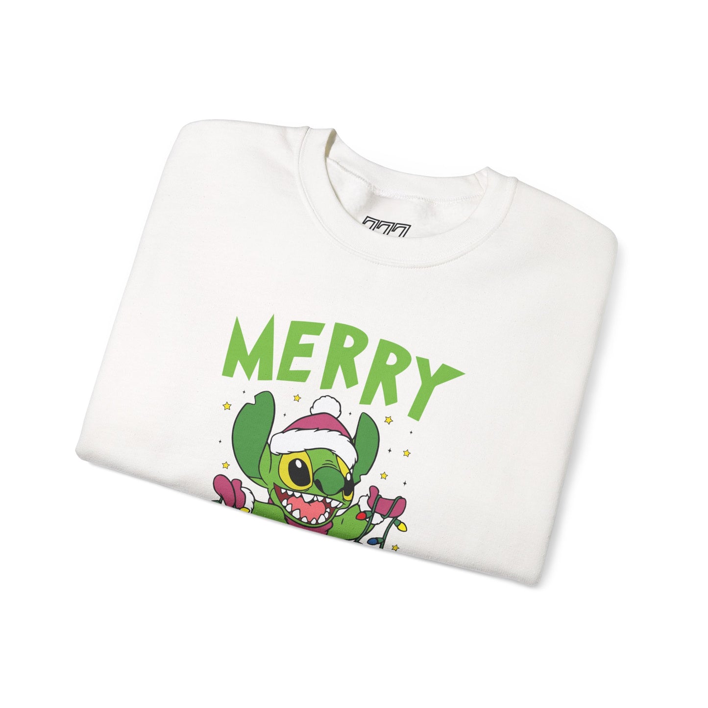 Stinch Merry Christmas Sweatshirt – Funny Holiday Alien Unisex Heavy Blend Crewneck
