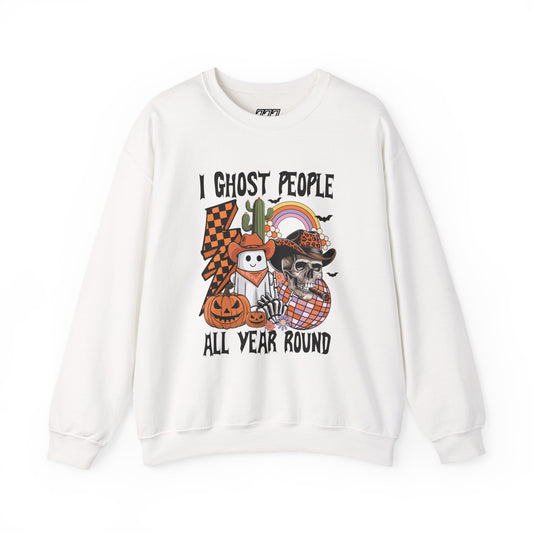 I Ghost People All Year Round Unisex Heavy Blend Crewneck Sweatshirt