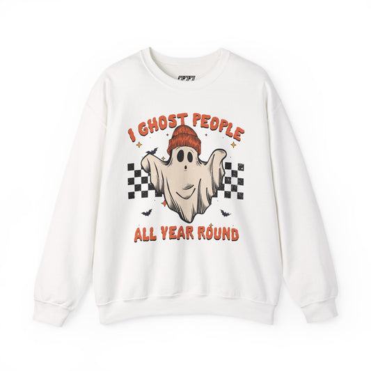 I Ghost People All Year Round Unisex Heavy Blend Crewneck Sweatshirt