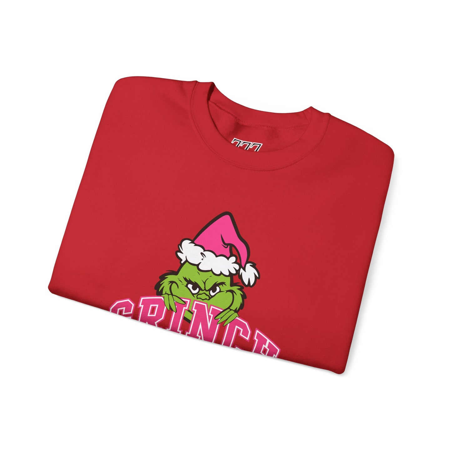 Grinch Era Christmas Crewneck – Cozy Pink Santa Grinch Sweatshirt (Unisex)