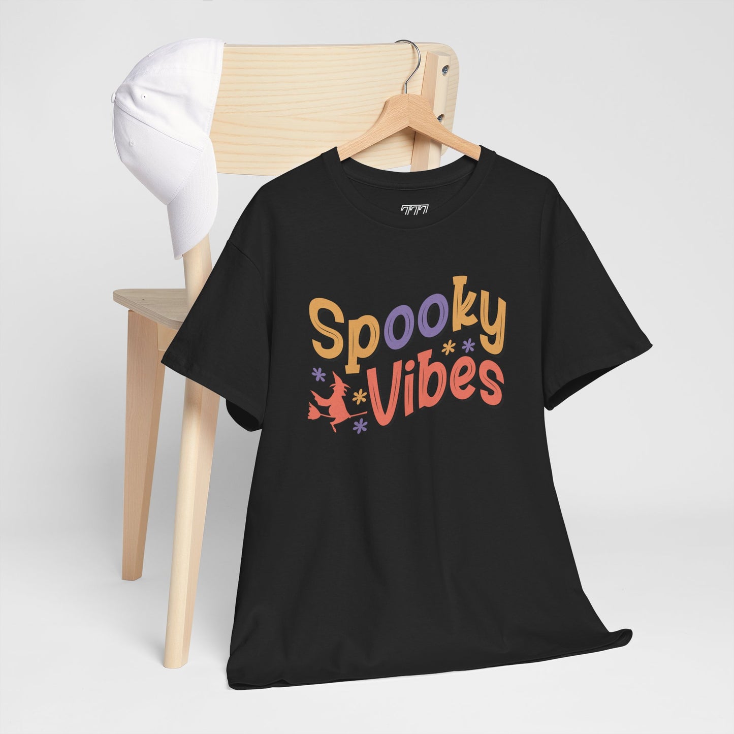 Spooky Vibes Unisex Heavy Cotton T-Shirt