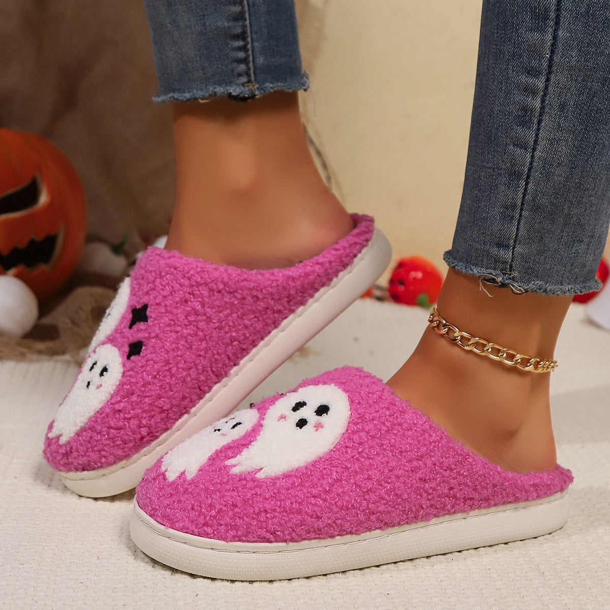 Cartoon Ghost Slippers