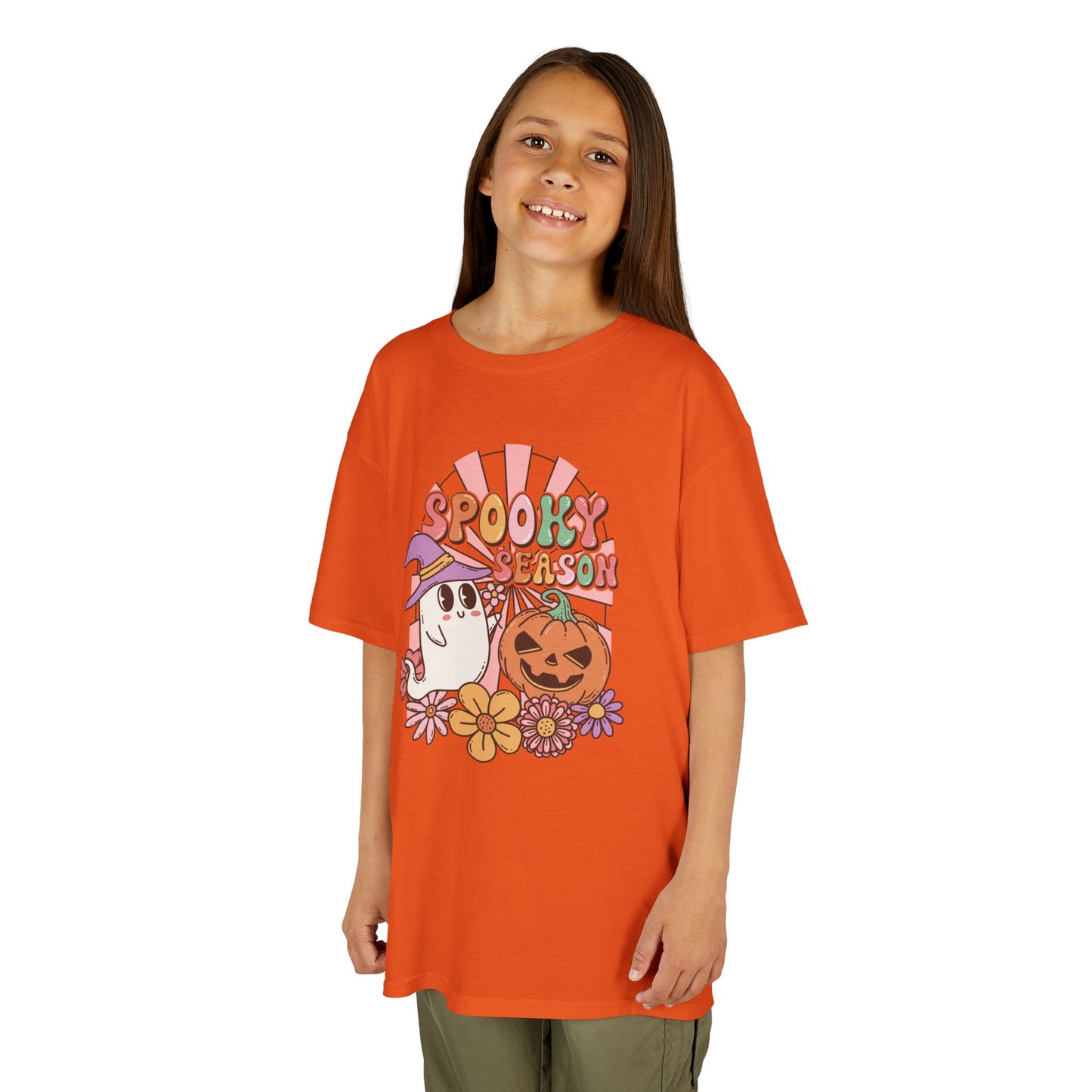 Spooky Season Kids Heavy Cotton T-Shirt