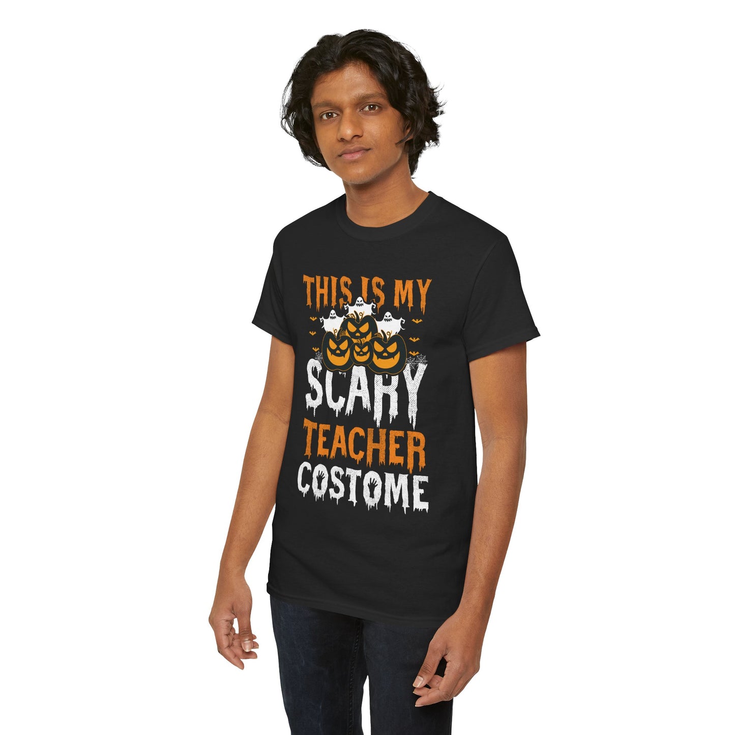 This Is My Scary Teacher Costume Unisex Heavy Cotton T-Shirt