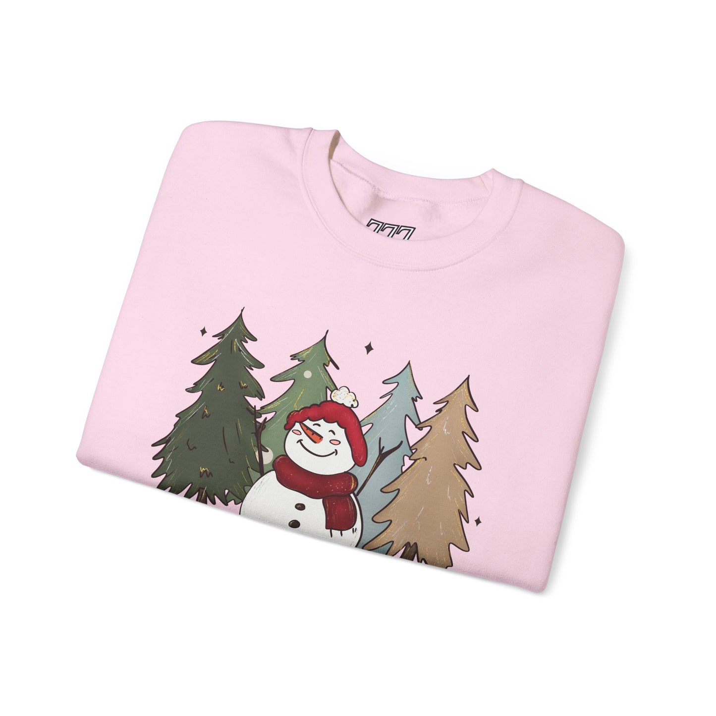 Baby It’s Cold Outside Snowman Christmas Sweatshirt – Cozy Winter Aesthetic Holiday Unisex Heavy Blend Crewneck