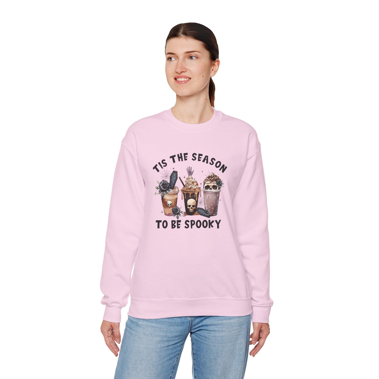 Tis The Season To Be Spooky Unisex Heavy Blend Crewneck Sweatshirt