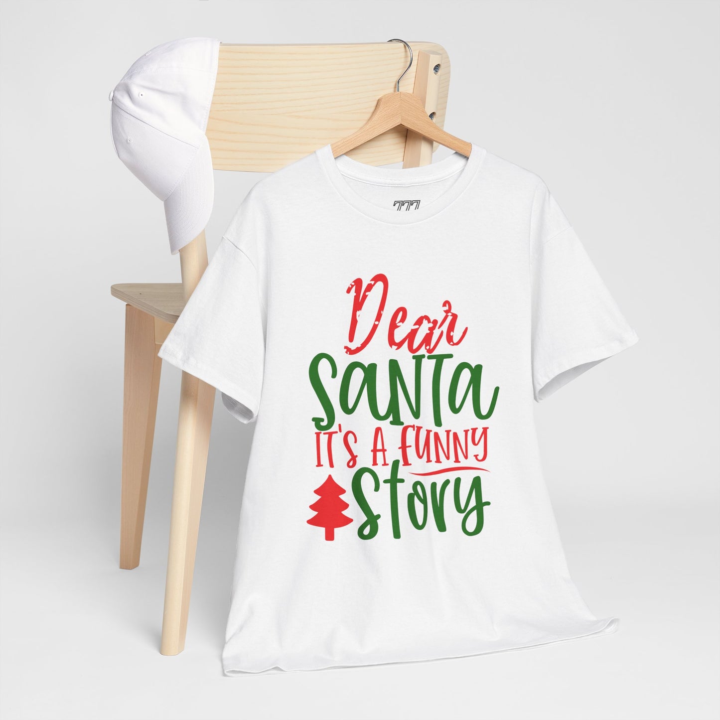 Dear Santa It’s a Long Story Christmas T-Shirt – Funny Holiday Tee (Unisex)
