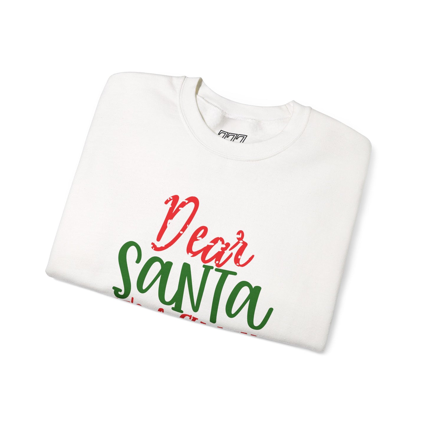 Dear Santa It’s a Long Story Christmas Crewneck – Funny Holiday Sweatshirt (Unisex)