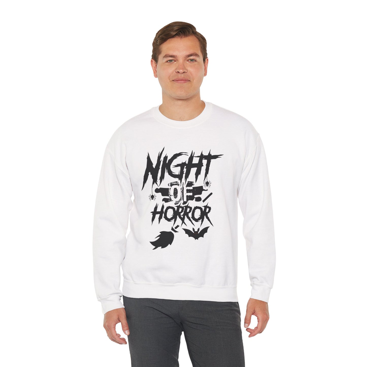Night Of Horror Unisex Heavy Blend Crewneck Sweatshirt